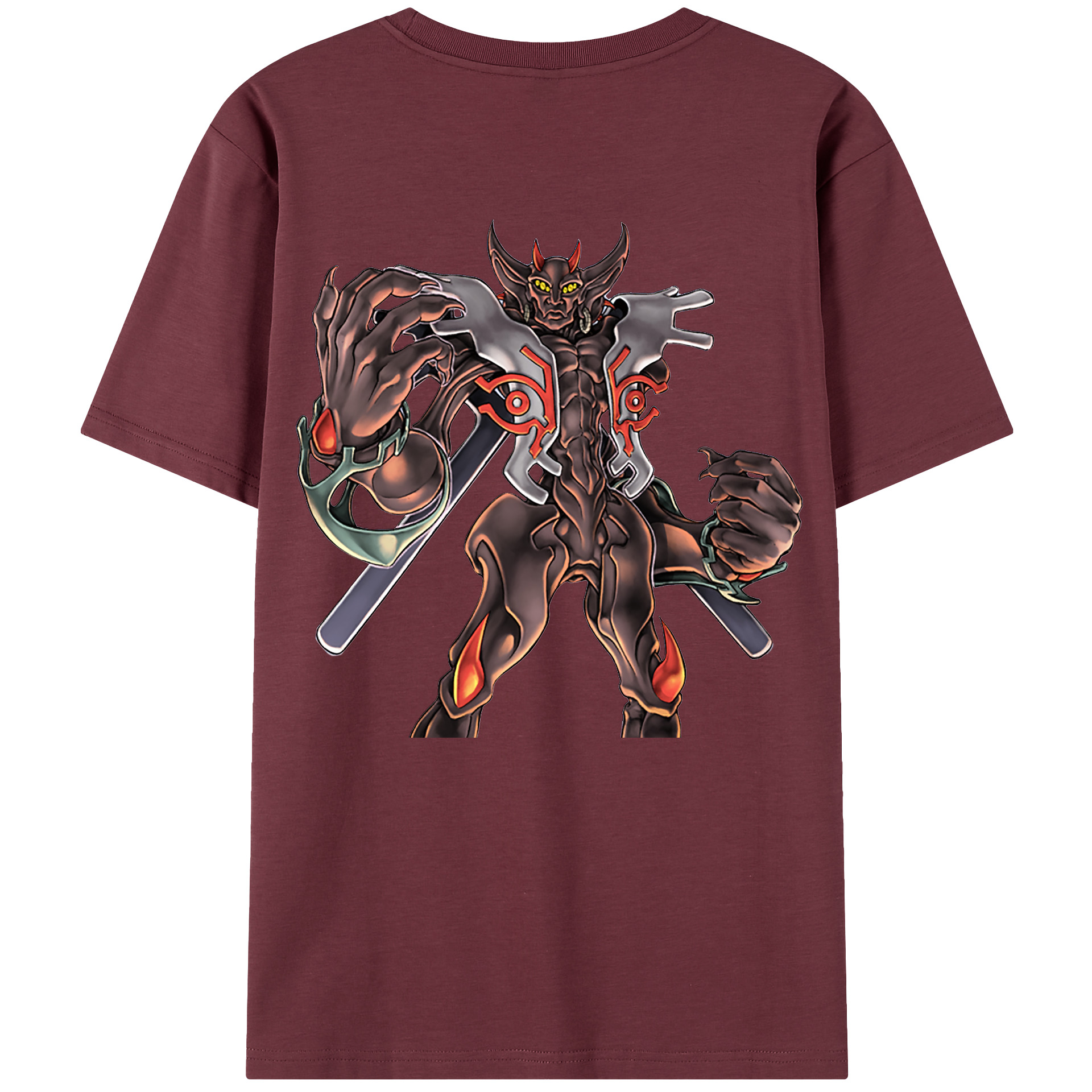 （画像用） 遊☆戯☆王 Yu-Gi-Oh! 綿100％半袖Tシャツ（背面プリント）
